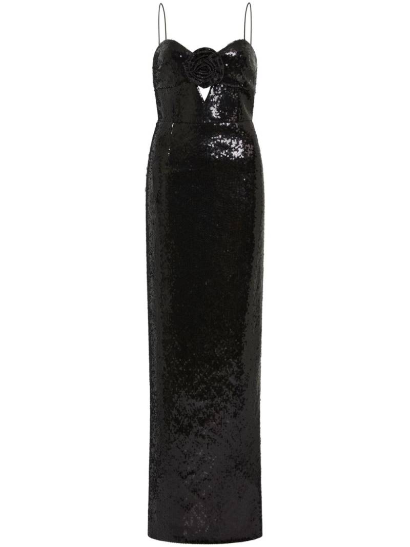 Rebecca Vallance Denise sequin-embellished gown - Black von Rebecca Vallance