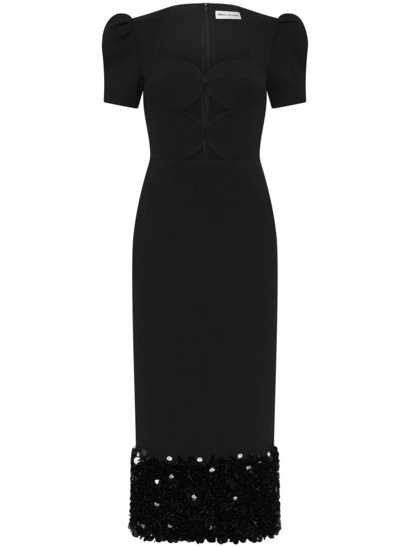 Rebecca Vallance Elaine midi dress - Black von Rebecca Vallance