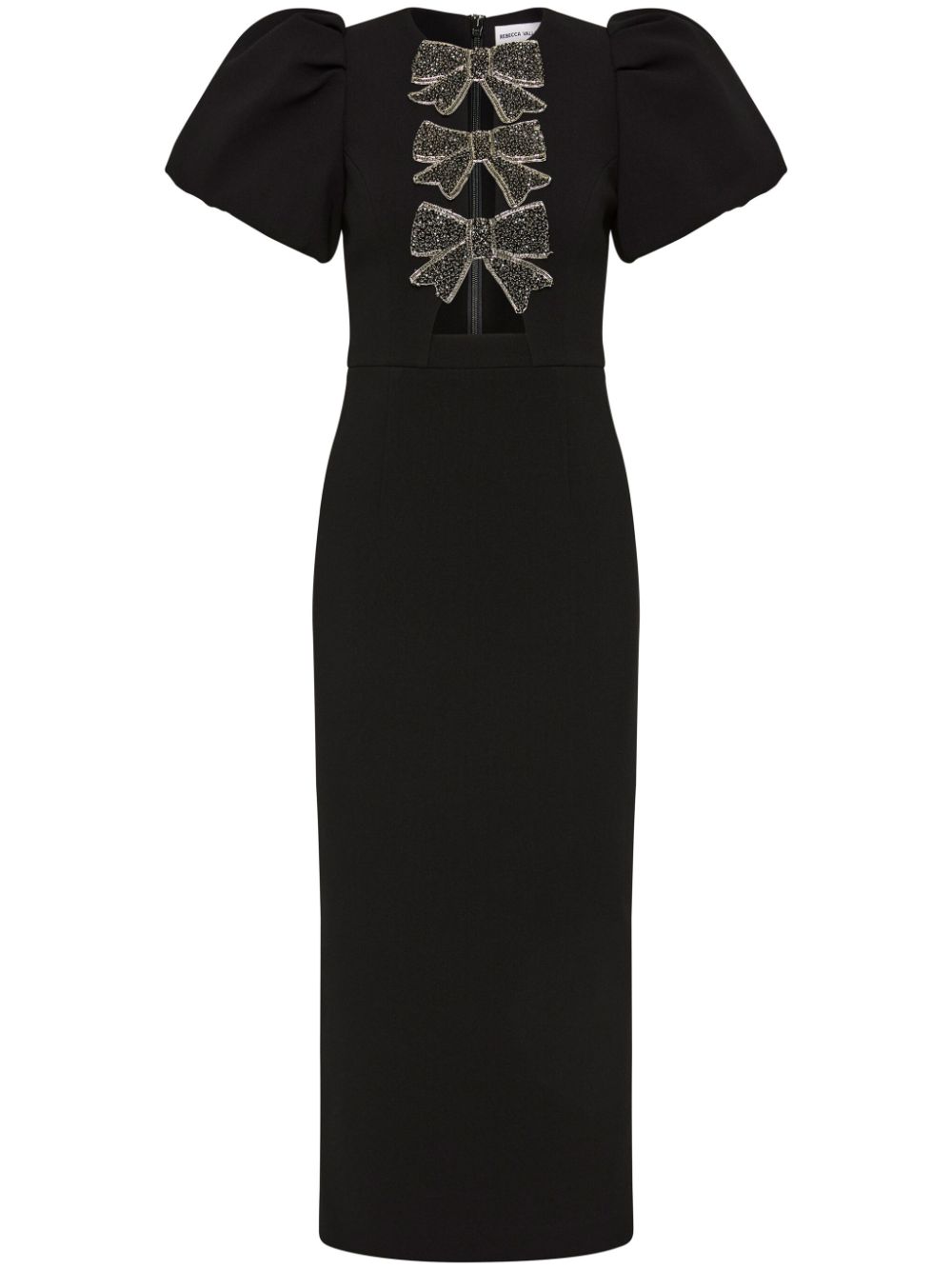 Rebecca Vallance Eliana midi dress - Black von Rebecca Vallance