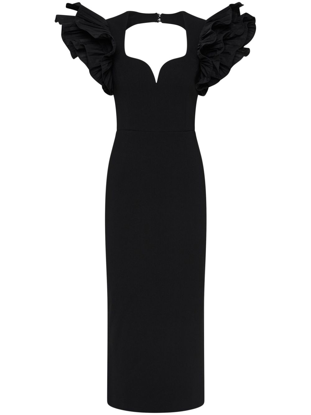 Rebecca Vallance Ella midi dress - Black von Rebecca Vallance