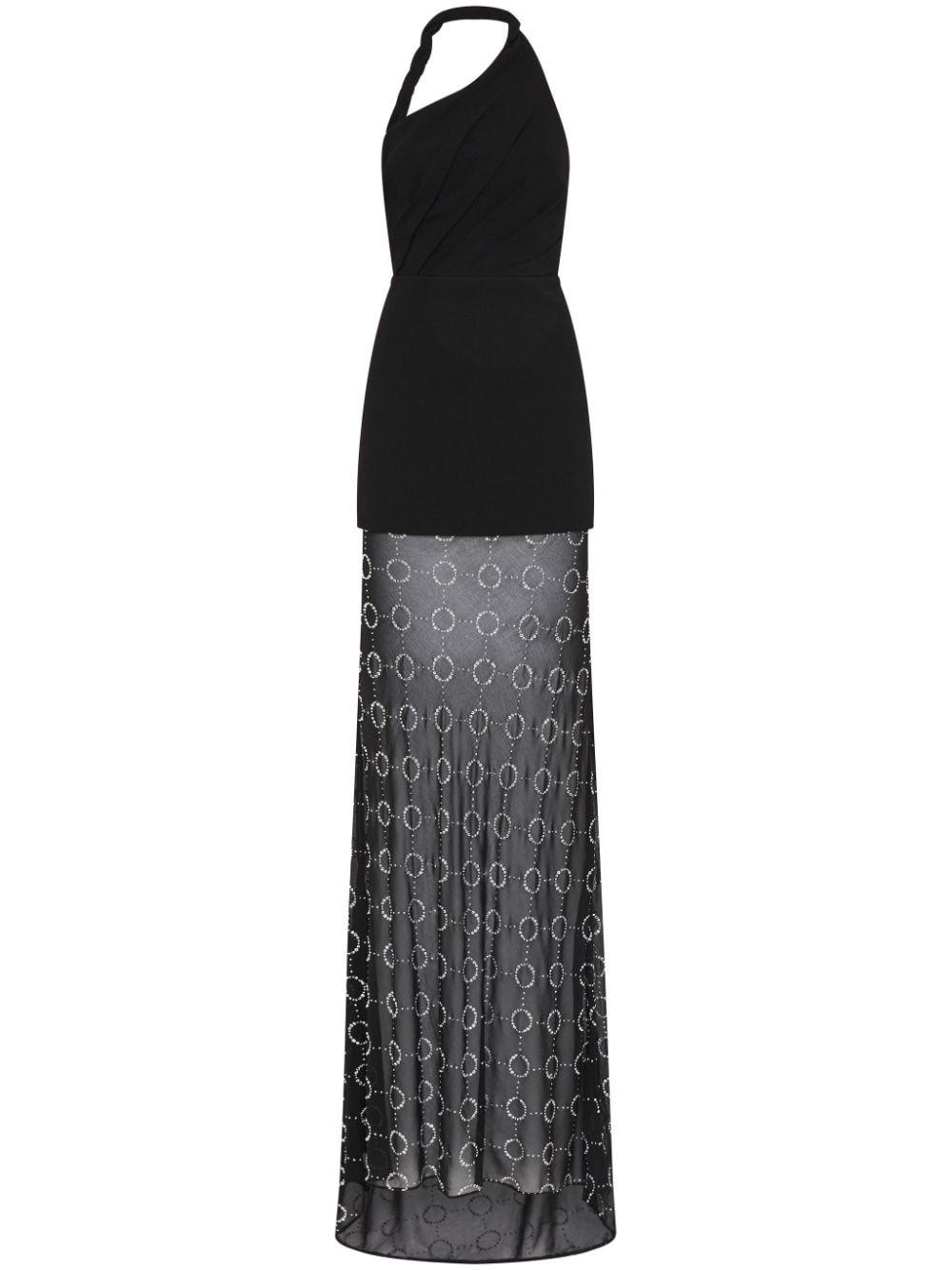 Rebecca Vallance Ellasandra halter gown - Black von Rebecca Vallance