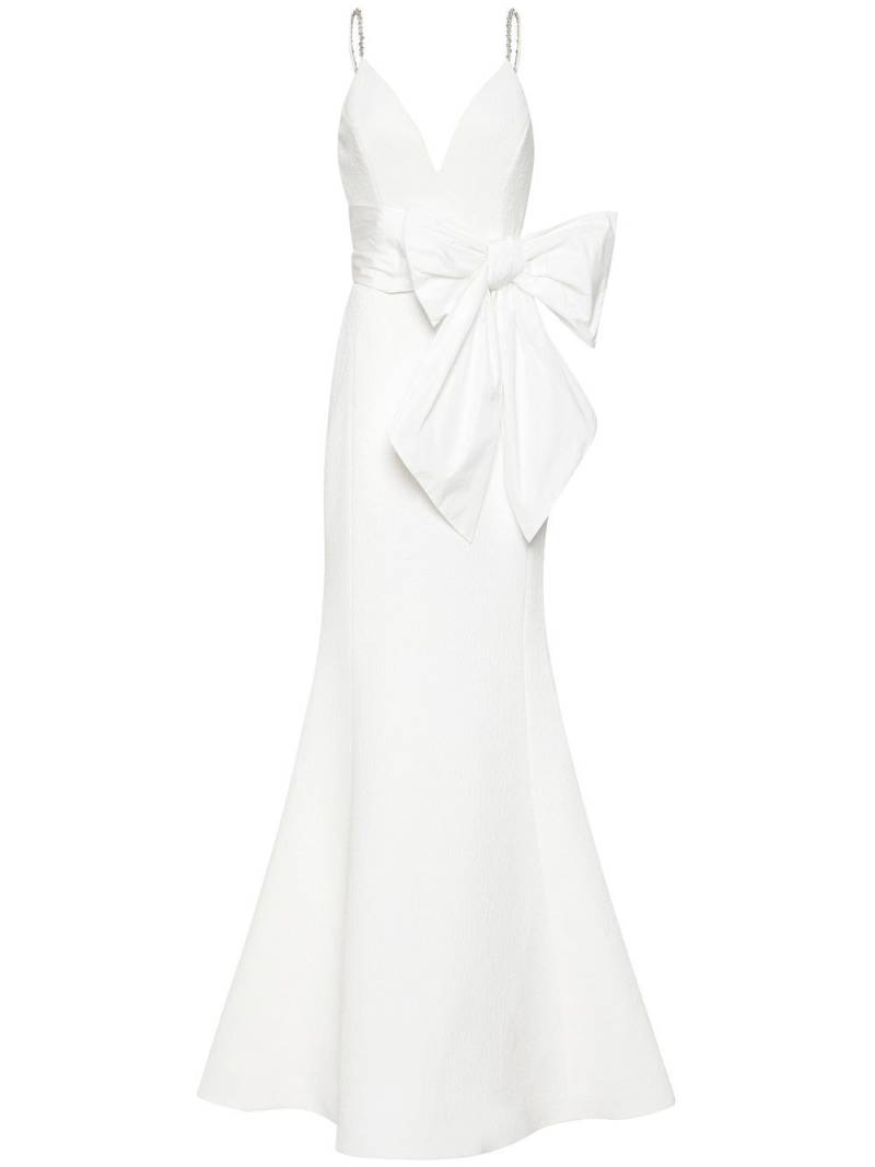 Rebecca Vallance Genevieve bow-embellished gown - White von Rebecca Vallance