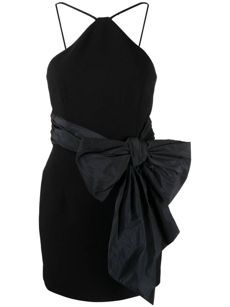 Rebecca Vallance Grace bow-embellished minidress - Black von Rebecca Vallance