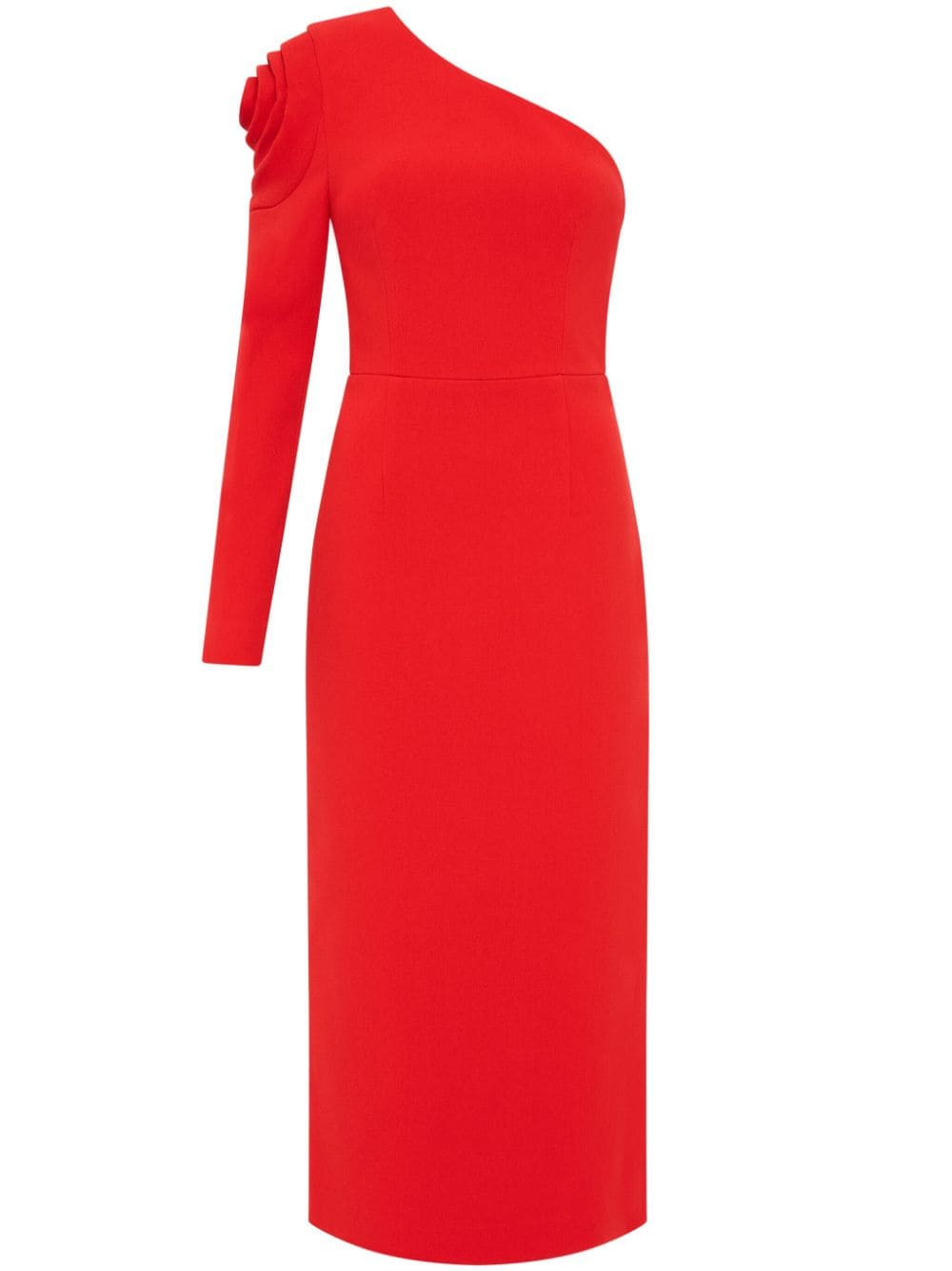 Rebecca Vallance Karina floral-detailing midi dress - Red von Rebecca Vallance