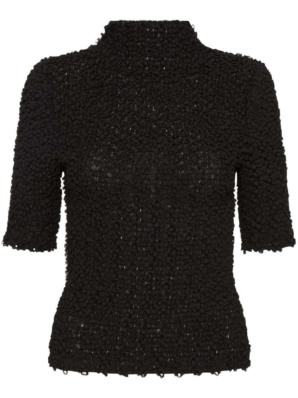 Rebecca Vallance Kiyo smocked top - Black von Rebecca Vallance