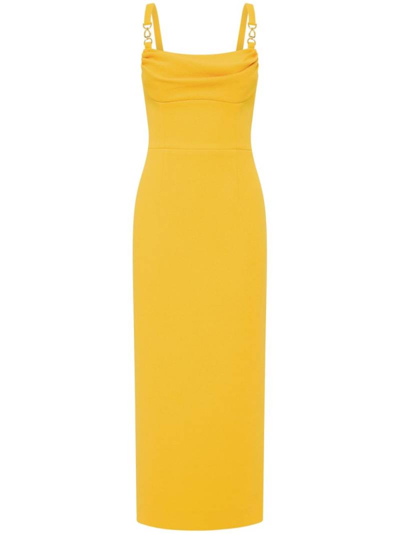 Rebecca Vallance Leona midi dress - Yellow von Rebecca Vallance