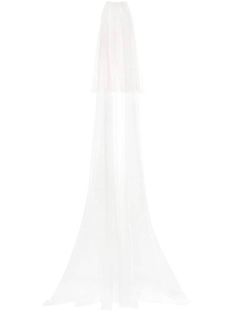 Rebecca Vallance Lily geometric veil - White von Rebecca Vallance