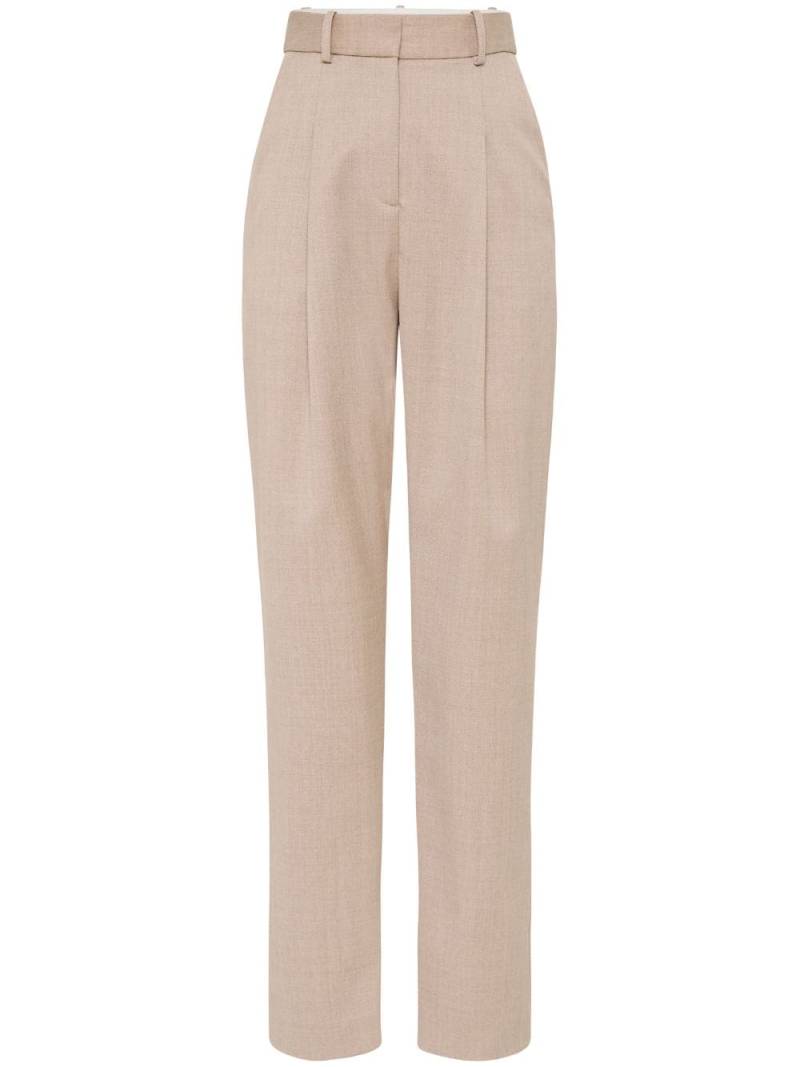 Rebecca Vallance Manon pressed-crease tailored trousers - Neutrals von Rebecca Vallance