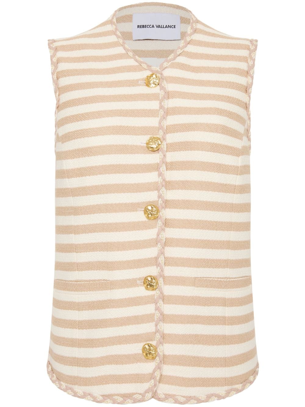 Rebecca Vallance Maurice striped dress - Neutrals von Rebecca Vallance