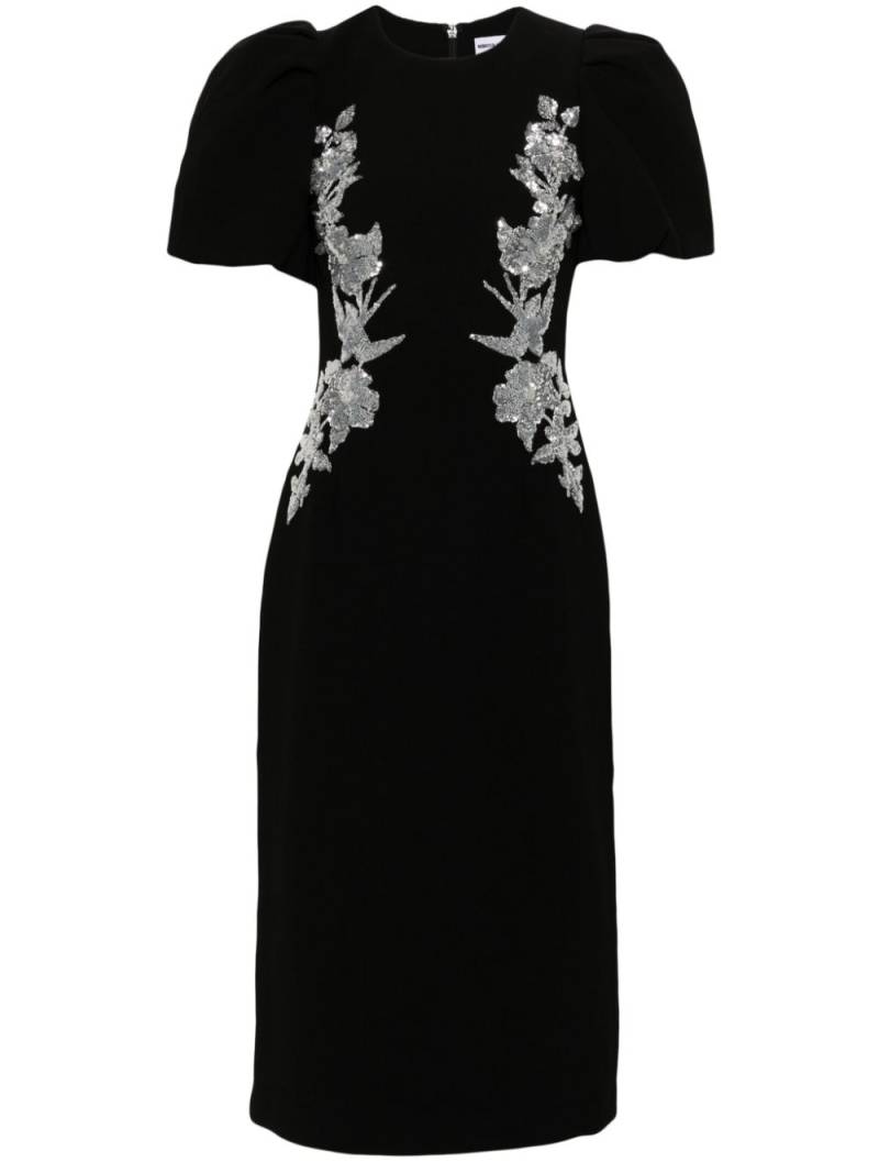 Rebecca Vallance Monroe midi dress - Black von Rebecca Vallance