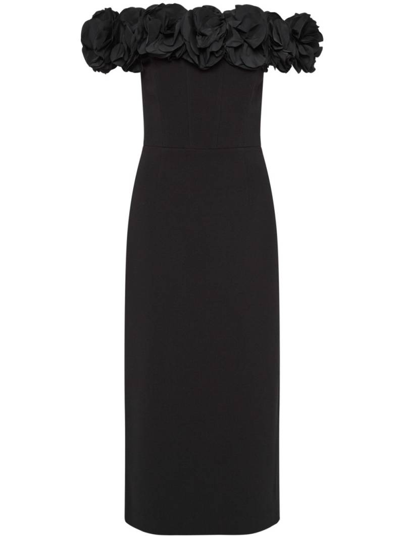 Rebecca Vallance Odetta off-shoulder midi-dress - Black von Rebecca Vallance