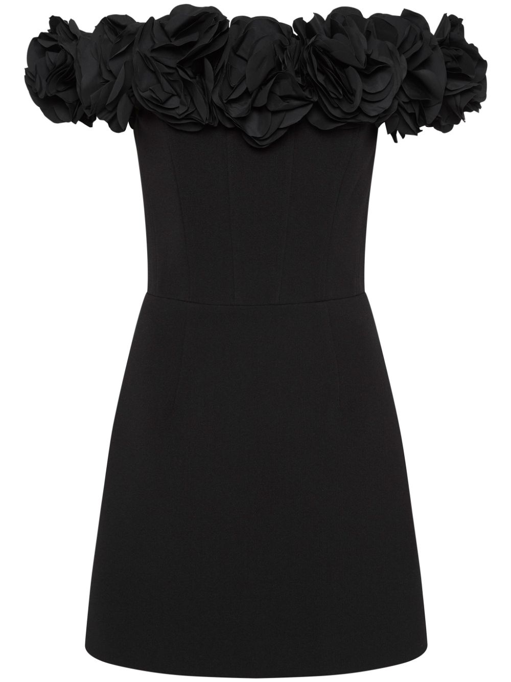 Rebecca Vallance Odetta ruffled mini dress - Black von Rebecca Vallance
