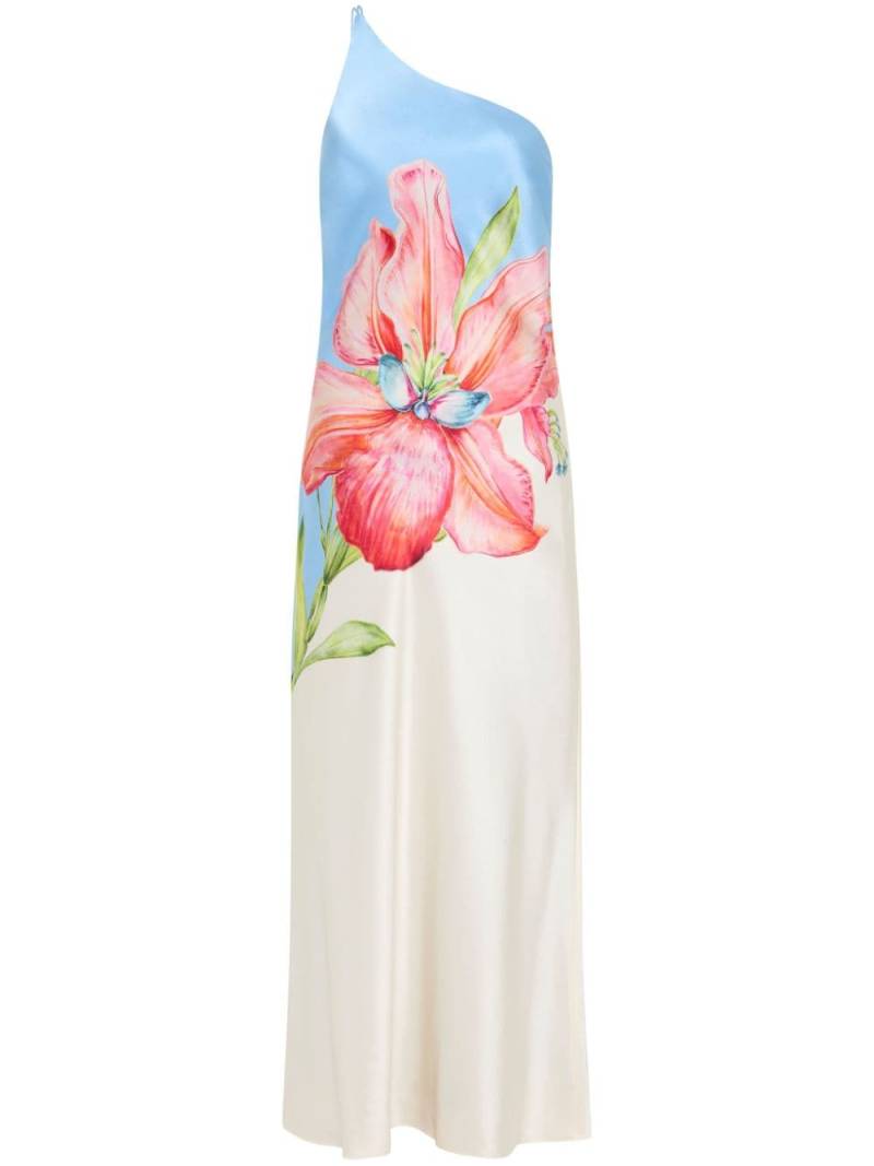 Rebecca Vallance Orchid Oasis midi dress - Blue von Rebecca Vallance