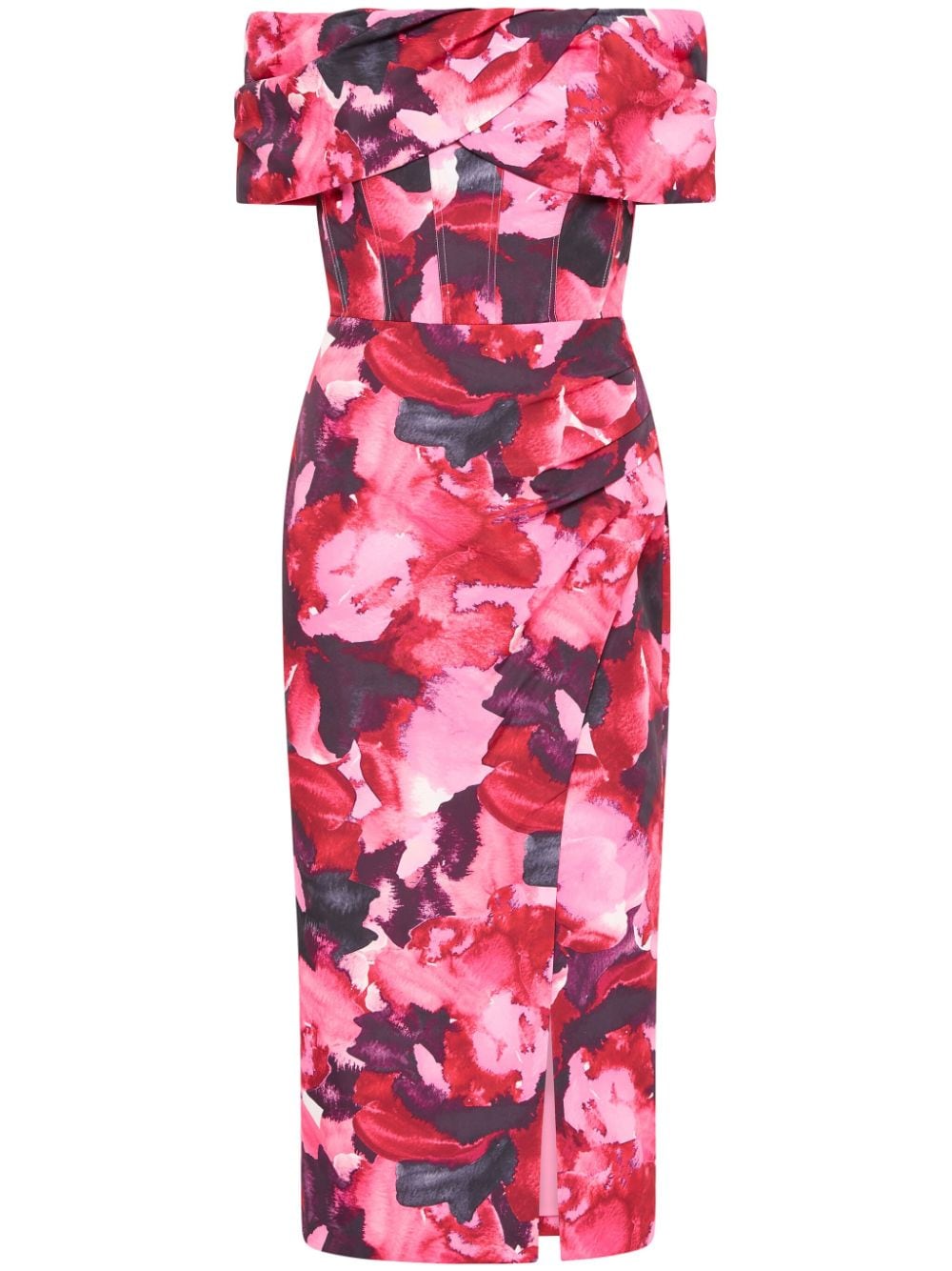 Rebecca Vallance Petunia off-shoulder midi dress - Pink von Rebecca Vallance