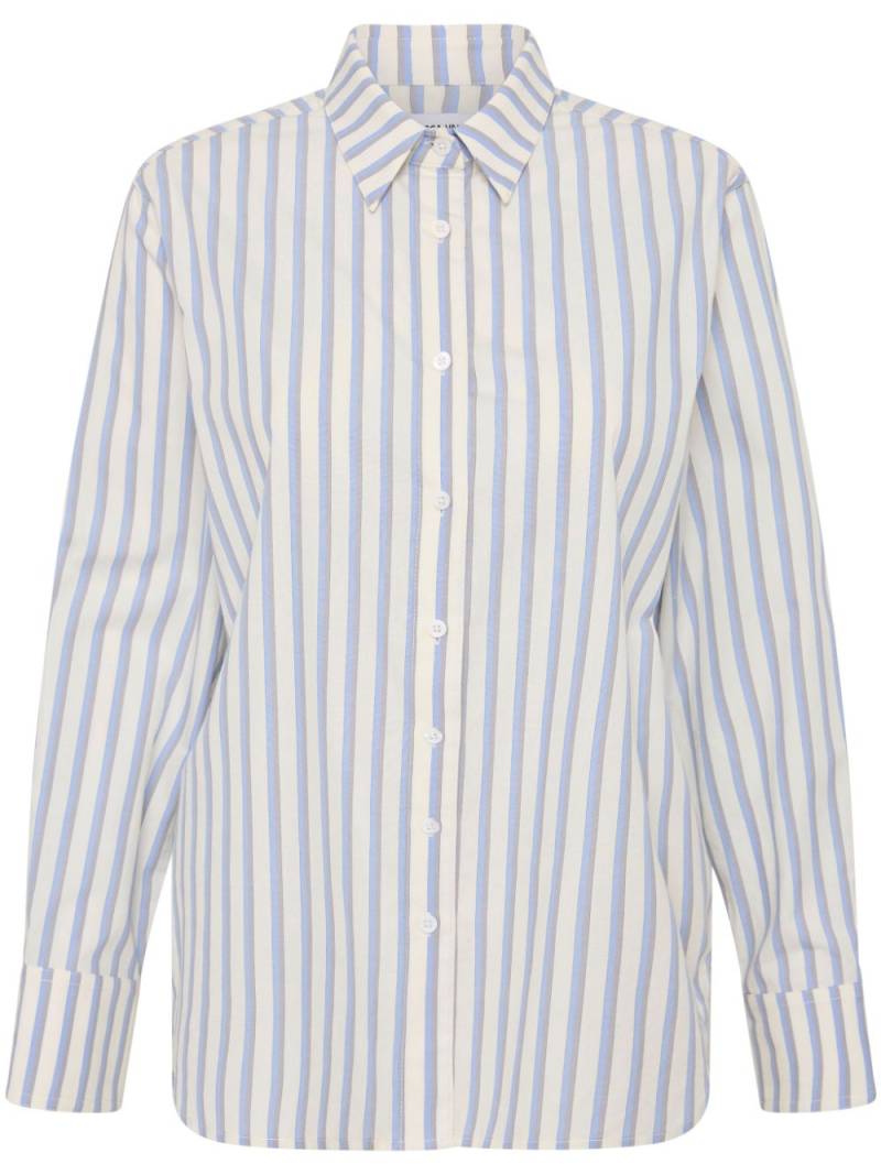 Rebecca Vallance Philippe striped cotton shirt - White von Rebecca Vallance