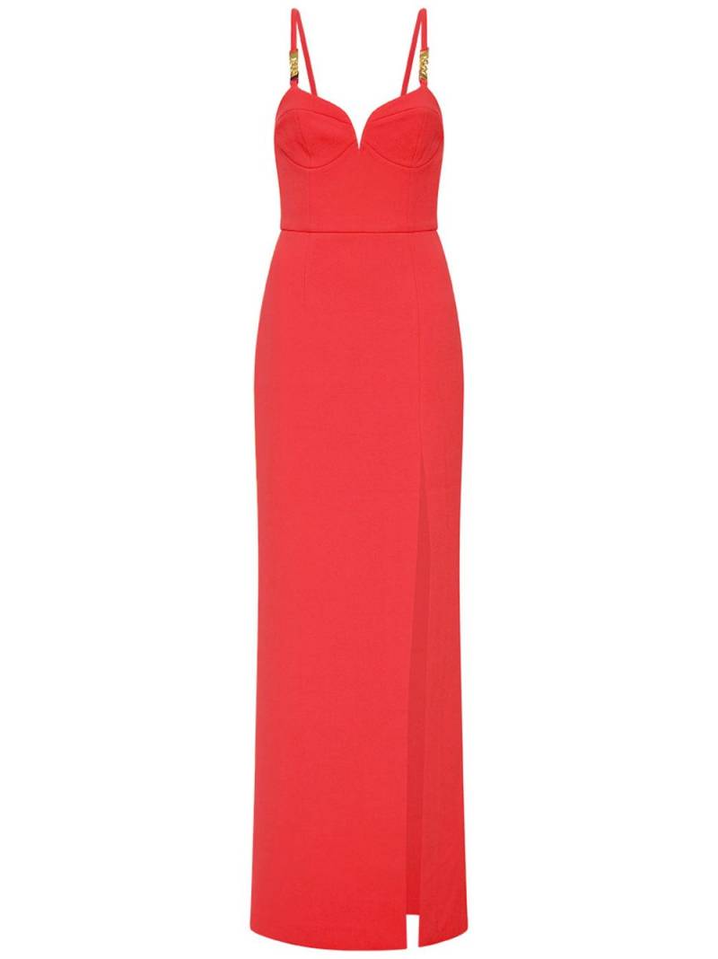 Rebecca Vallance Piero chain-link detail gown dress - Orange von Rebecca Vallance