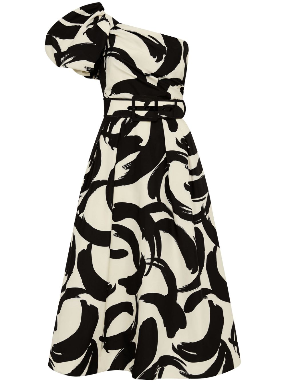 Rebecca Vallance Pompidou printed midi dress - White von Rebecca Vallance