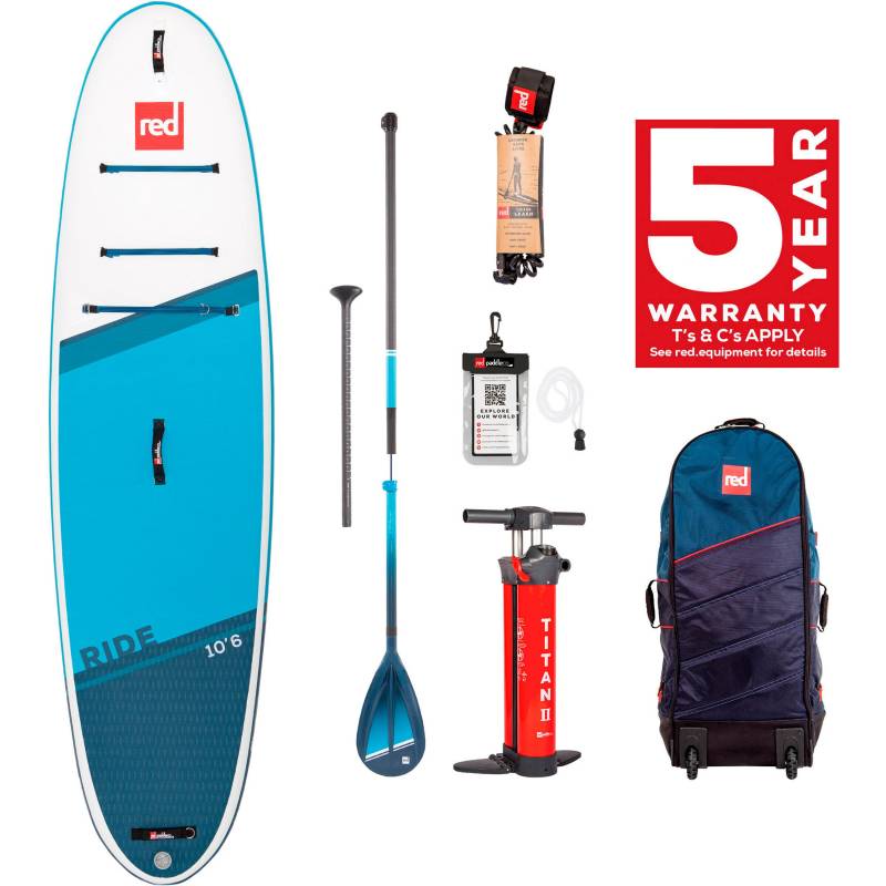 Red Paddle RIDE 10'6" X 32" X 4,7" MSL+ PADDLE SUP Sets von Red Paddle