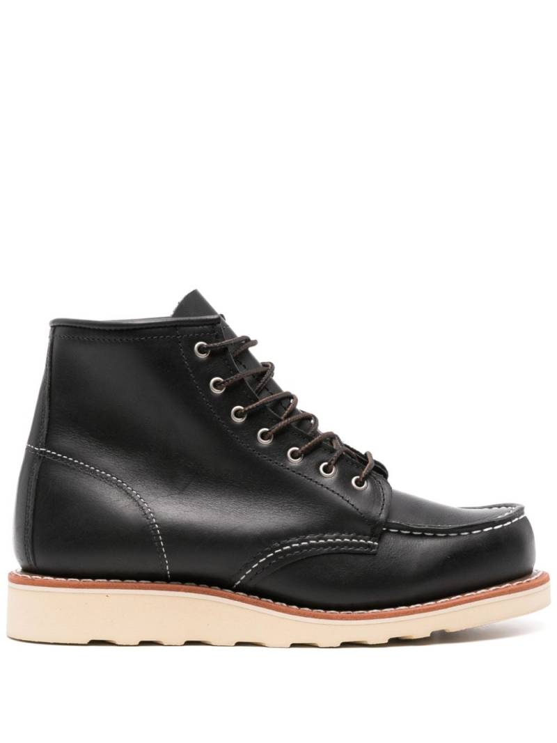 Red Wing Shoes 6-inch leather boots - Black von Red Wing Shoes