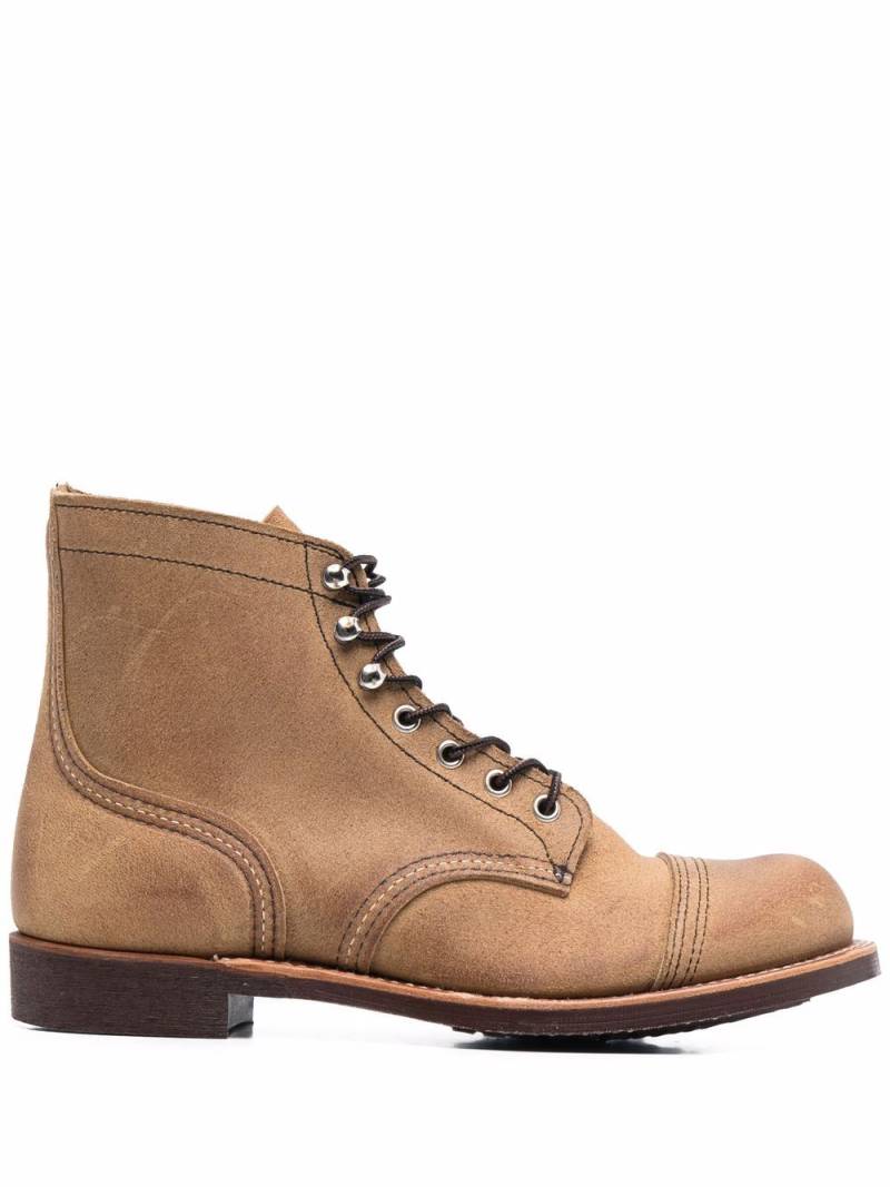 Red Wing Shoes Iron Ranger leather ankle boots - Brown von Red Wing Shoes