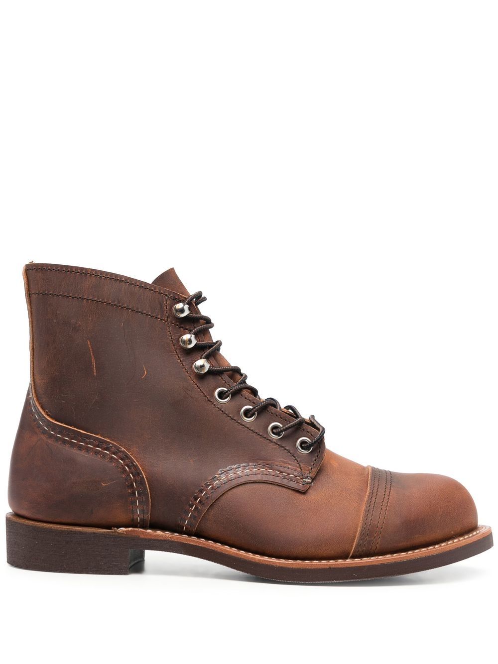 Red Wing Shoes leather lace-up boots - Brown von Red Wing Shoes