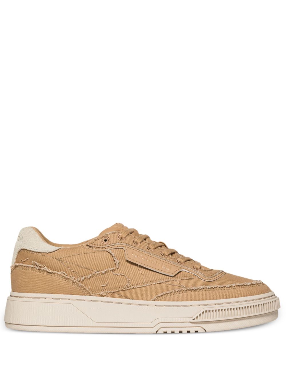 Reebok LTD Club C frayed-trim sneakers - Brown von Reebok LTD