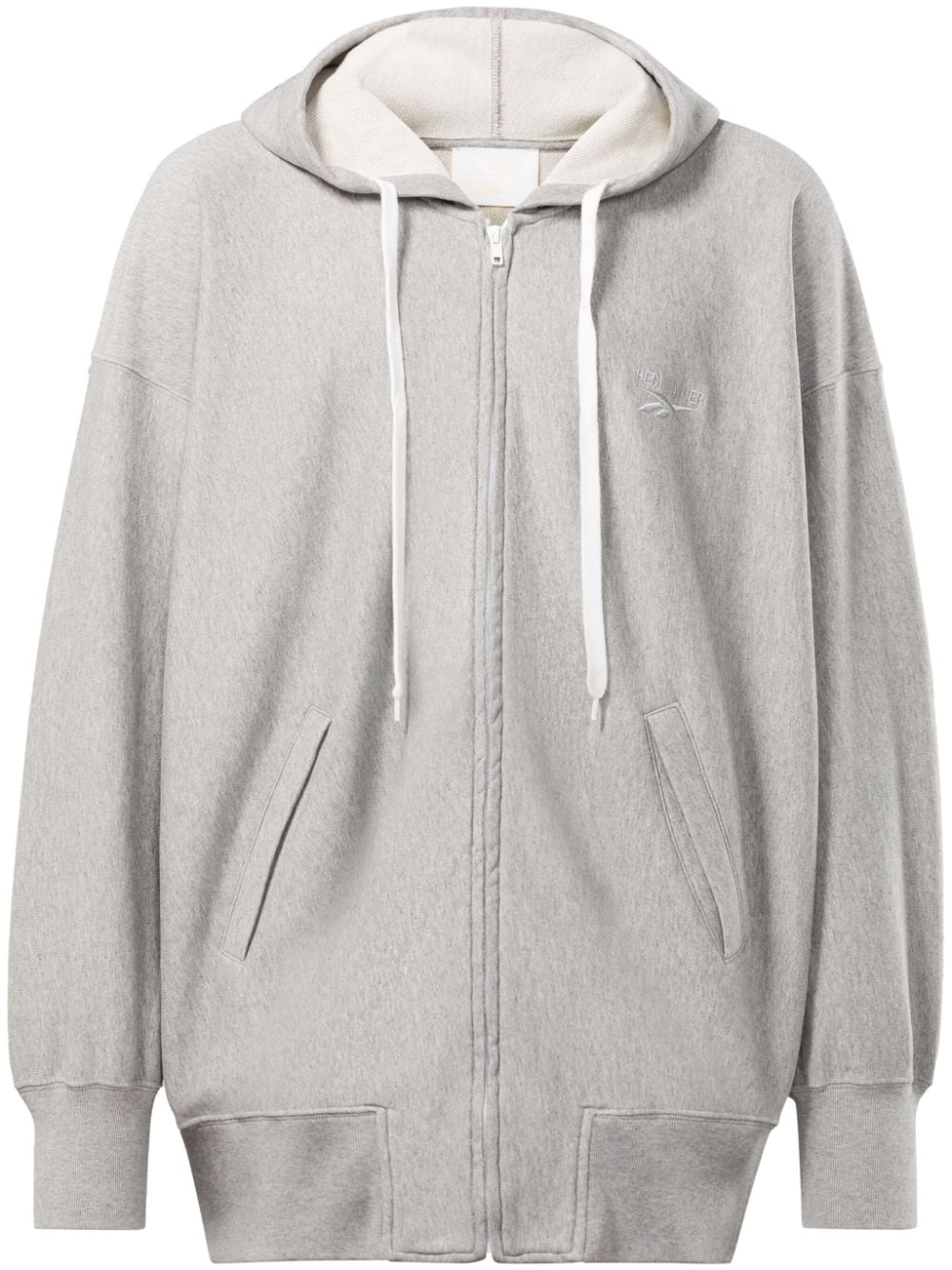 Reebok LTD logo-embroidered zipped hoodie - Grey von Reebok LTD