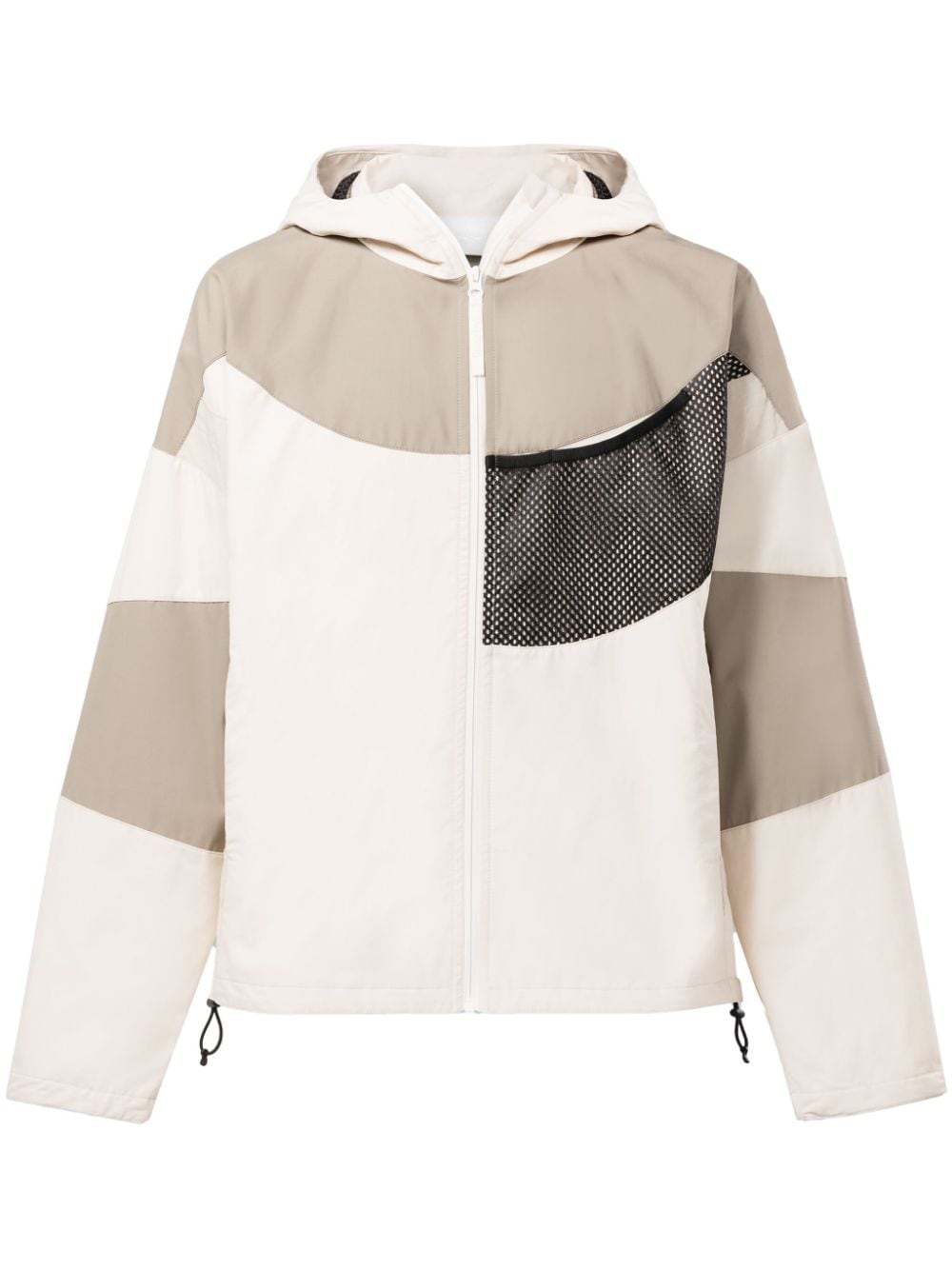 Reebok LTD patchwork hooded windbreaker - Neutrals von Reebok LTD