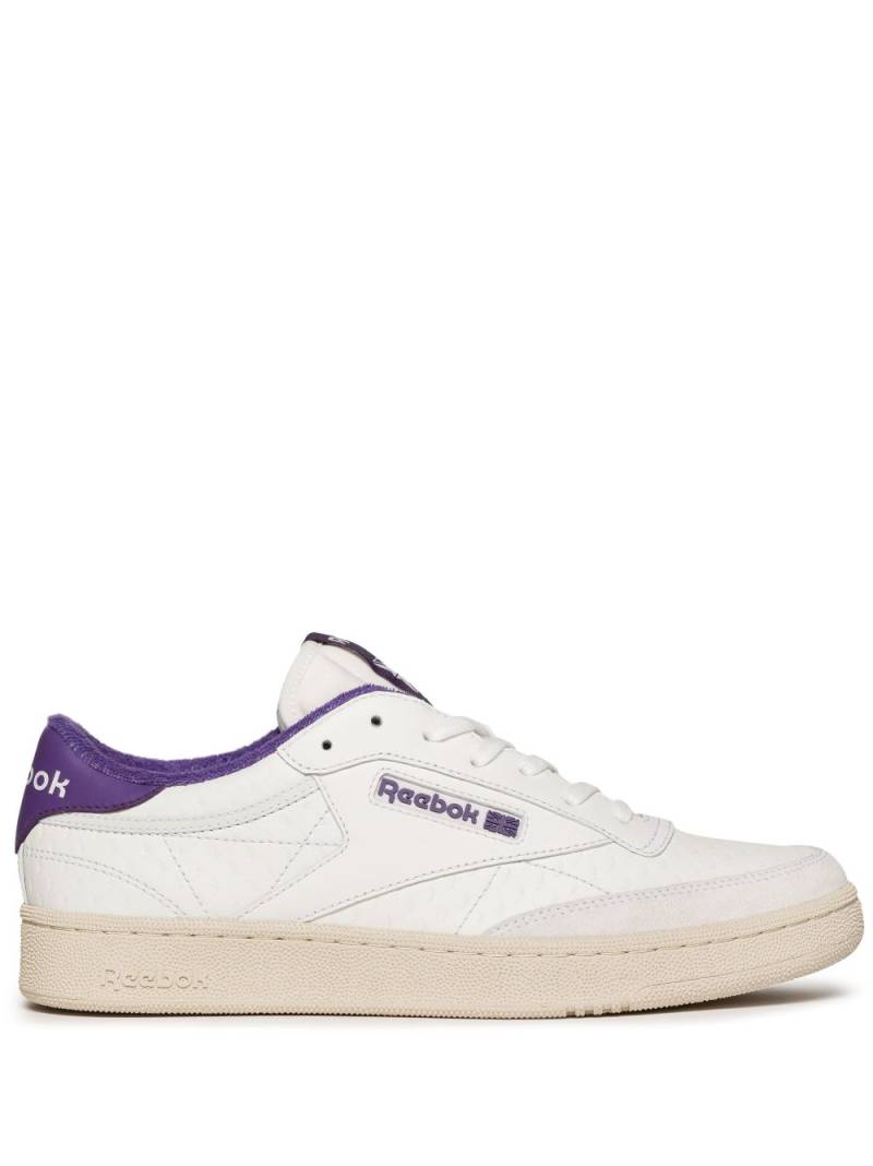 Reebok LTD Club C embossed leather sneakers - White von Reebok LTD