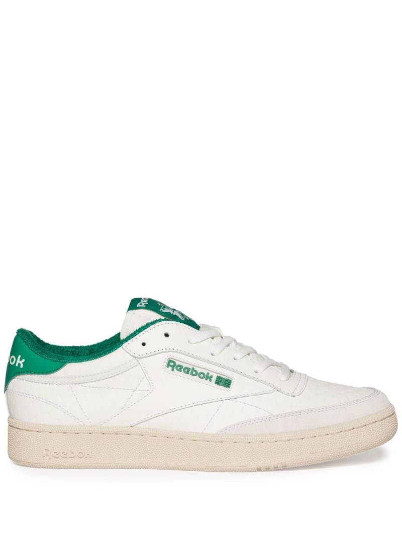 Reebok LTD Club C embossed leather sneakers - White von Reebok LTD