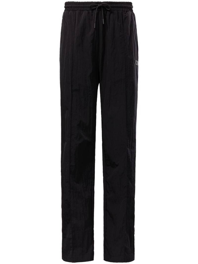 Reebok LTD wide-leg crinkled track pants - Black von Reebok LTD