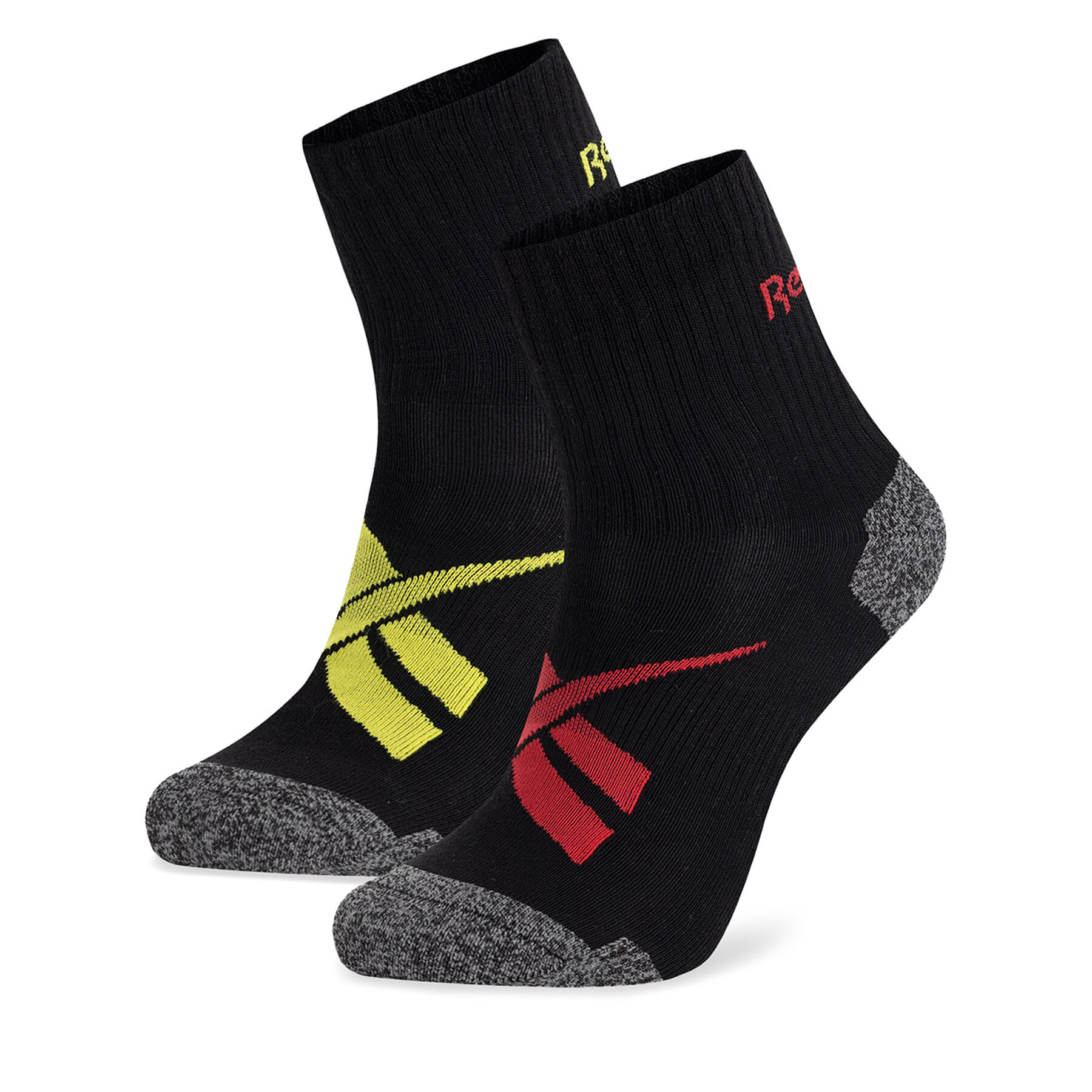 2er-Set hohe Unisex-Socken Reebok R0418-SS24 (2-pack) Schwarz von Reebok