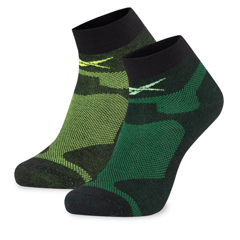 2er-Set niedrige Unisex-Socken Reebok R0403-SS24 (2-pack) Schwarz von Reebok