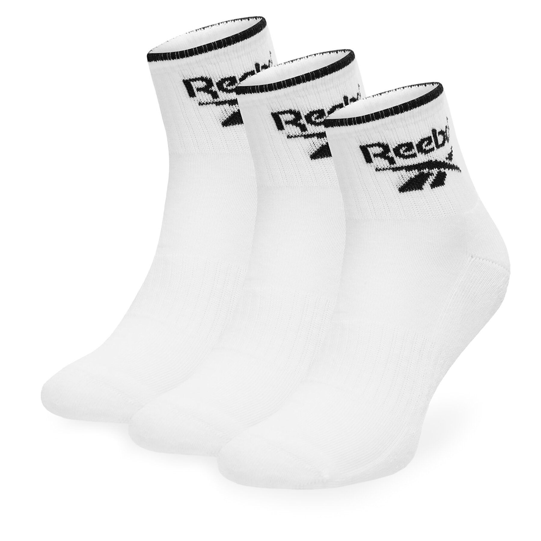 3er-Set hohe Unisex-Socken Reebok R0362-SS24 (3-pack) Weiß von Reebok