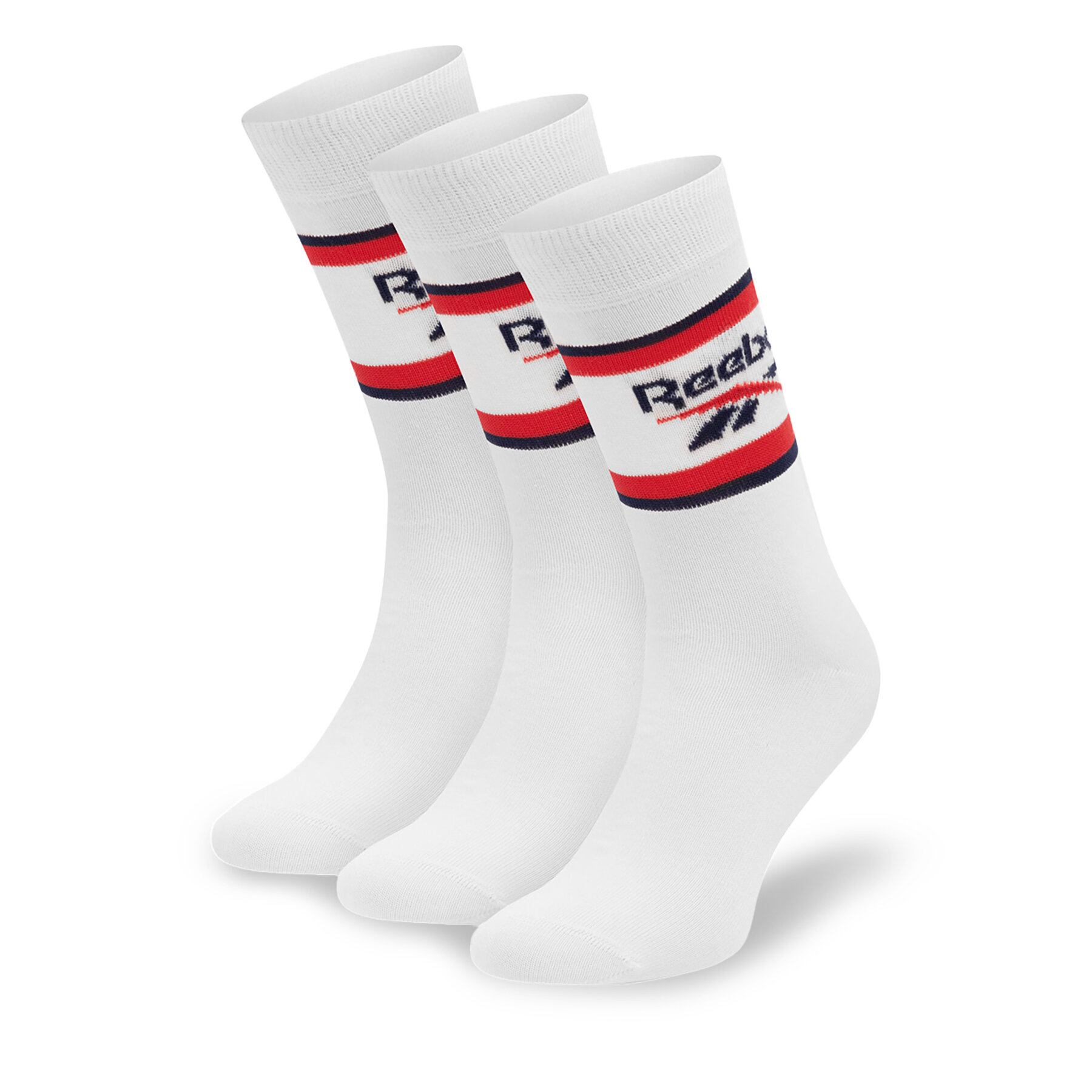 3er-Set hohe Unisex-Socken Reebok R0369-SS24 (3-pack) Weiß von Reebok