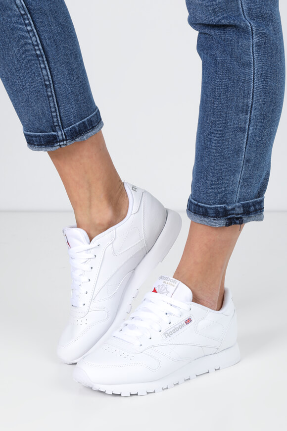 Reebok Classic Leather Sneaker | Weiss | Damen  | EU37 von Reebok