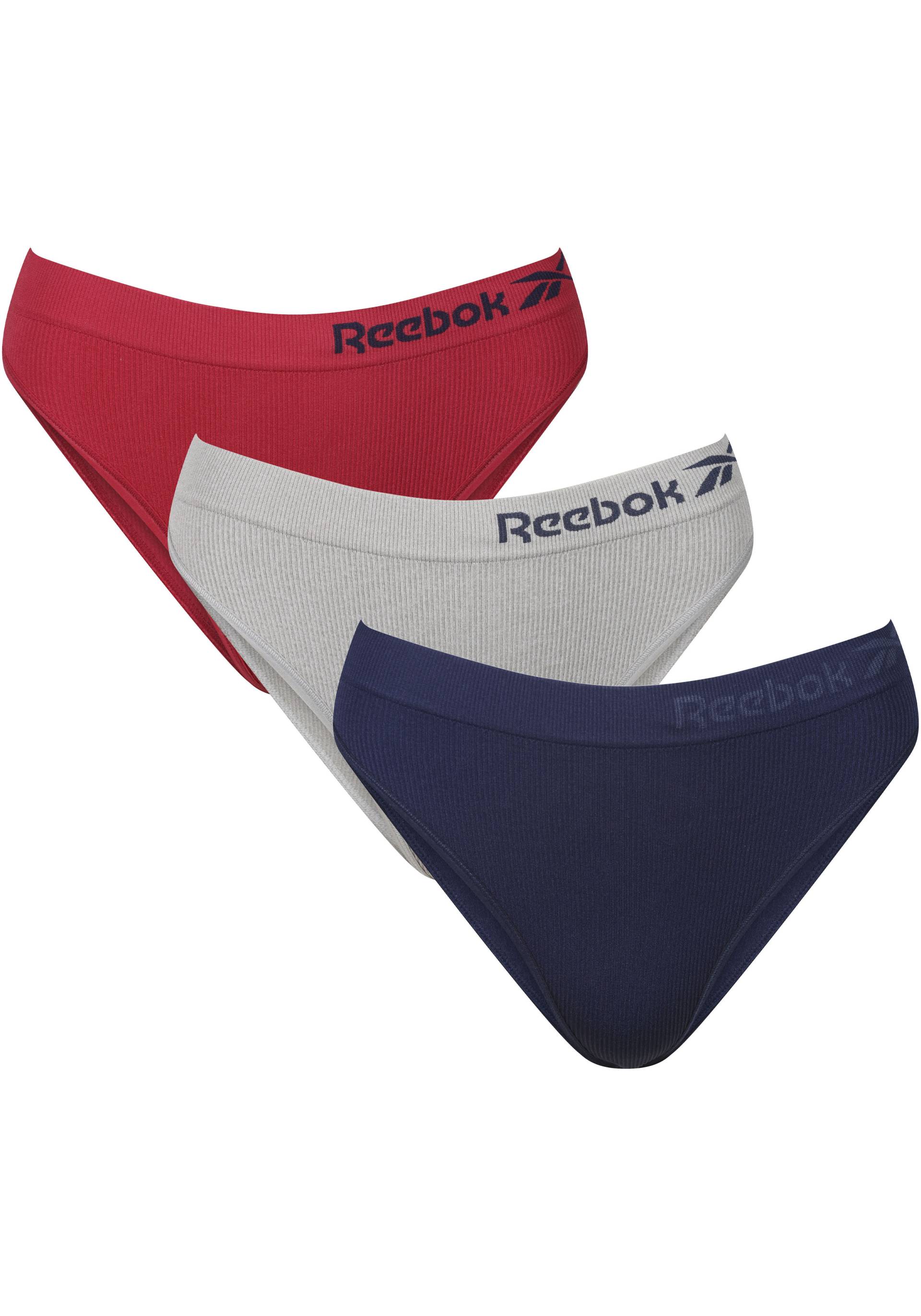 Reebok Slip »Womens RBK S/Less Briefs KAMILA«, (3er Pack), ohne störende Nähte von Reebok