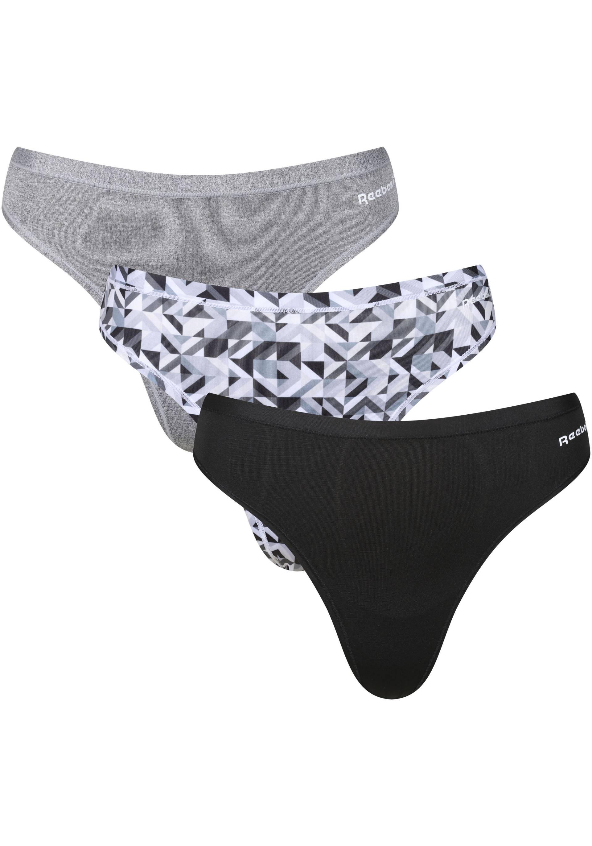 Reebok Tanga »AGATHA«, (3er Pack), mit Logoschriftzug von Reebok