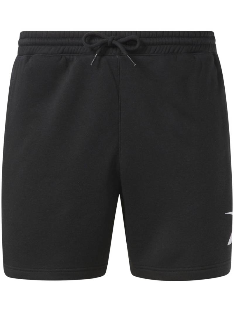 Reebok logo-print track shorts - Black von Reebok