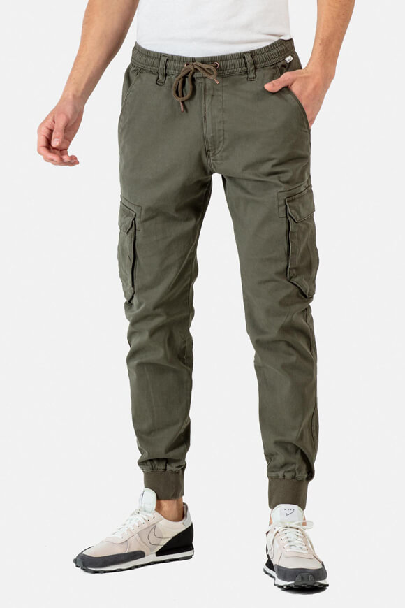 Reell Reflex Rib Cargo Jogger Pant | Olive | Herren  | L von Reell