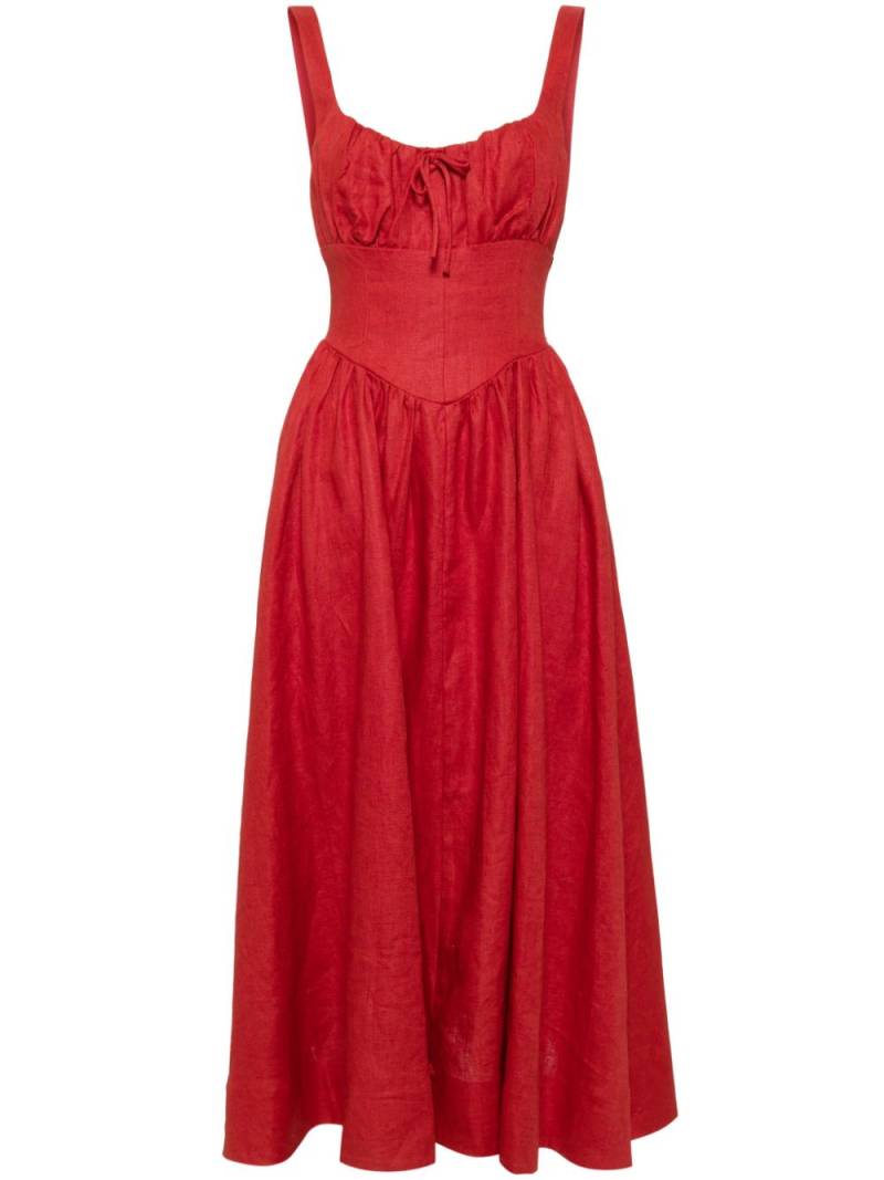 Reformation Balia linen dress - Red von Reformation