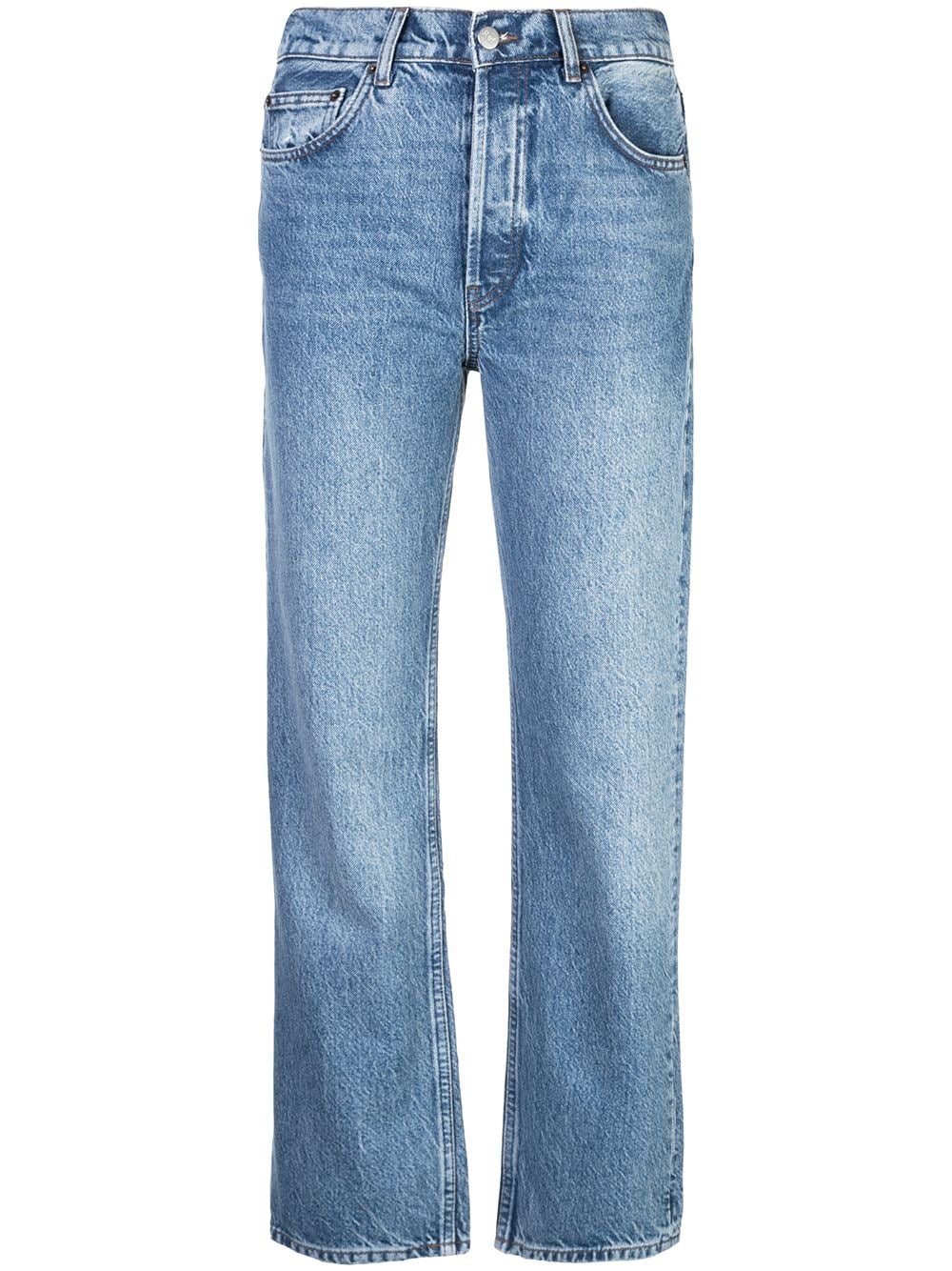 Reformation Cynthia high-rise straight jeans - Blue von Reformation