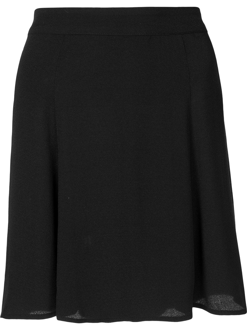 Reformation Flounce high-waist miniskirt - Black von Reformation