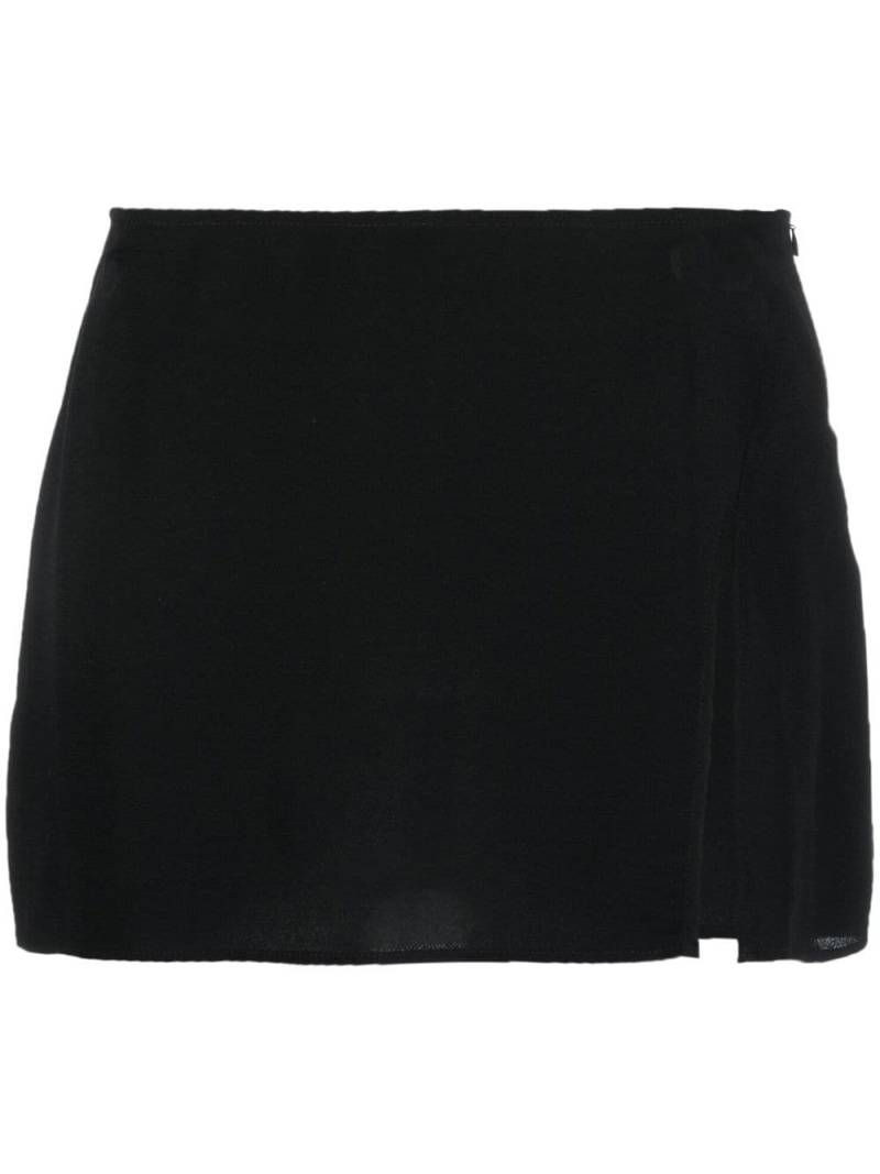 Reformation Kiara side-slit miniskirt - Black von Reformation