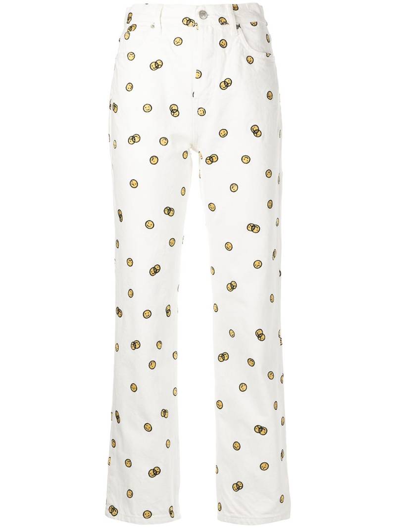 Reformation Mixed Emotions high-rise straight jeans - White von Reformation
