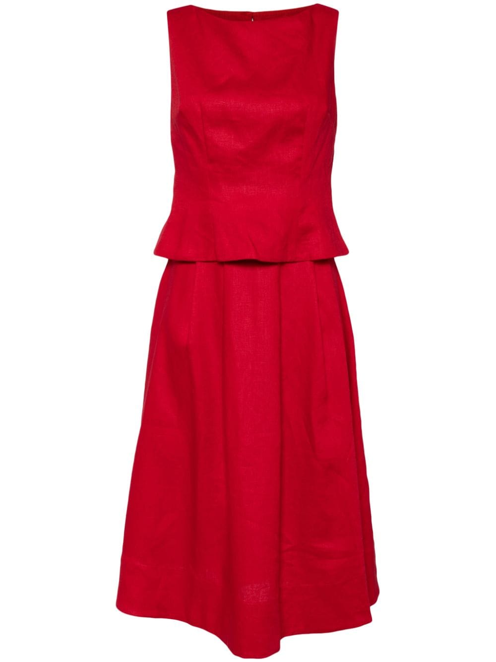 Reformation Moya linen skirt suit - Red von Reformation