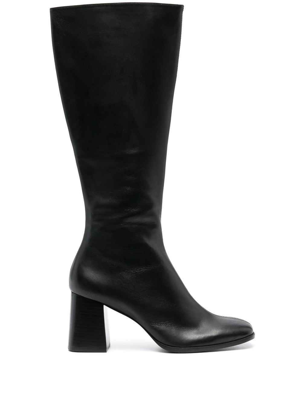 Reformation Nylah knee-high leather boots - Black von Reformation