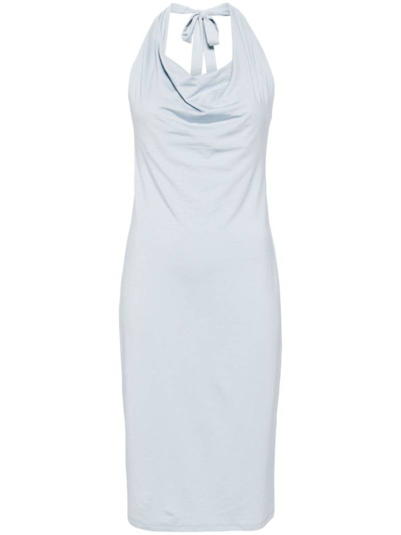 Reformation Zoisa halterneck jersey dress - Blue von Reformation