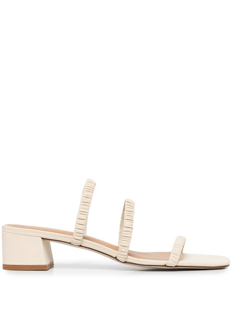 Reformation Assunta 35mm strappy mules - Neutrals von Reformation