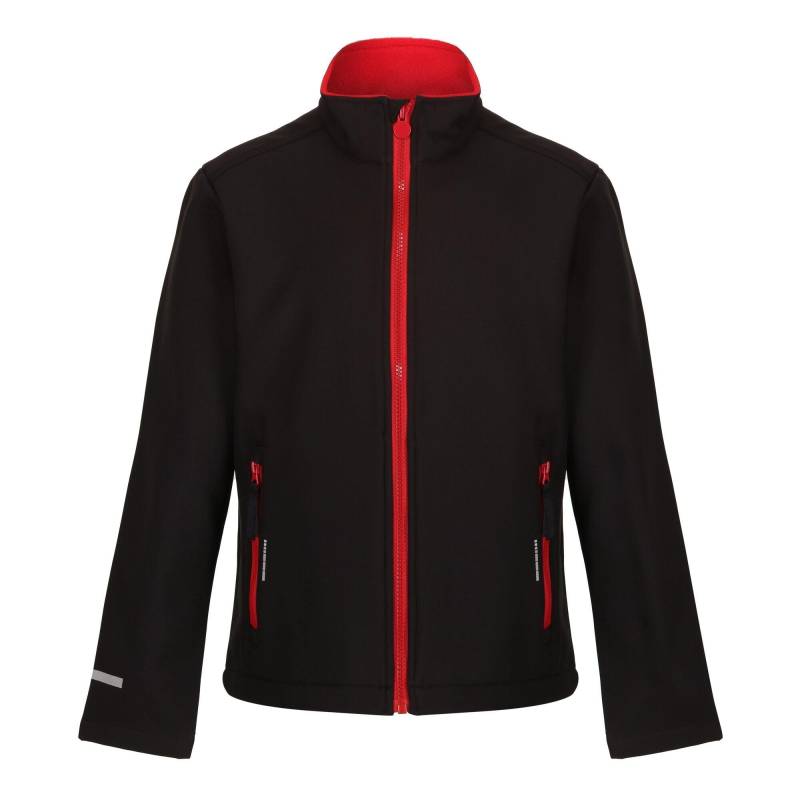 Ablaze Softshelljacke Zweilagig Mädchen Schwarz 116 von Regatta